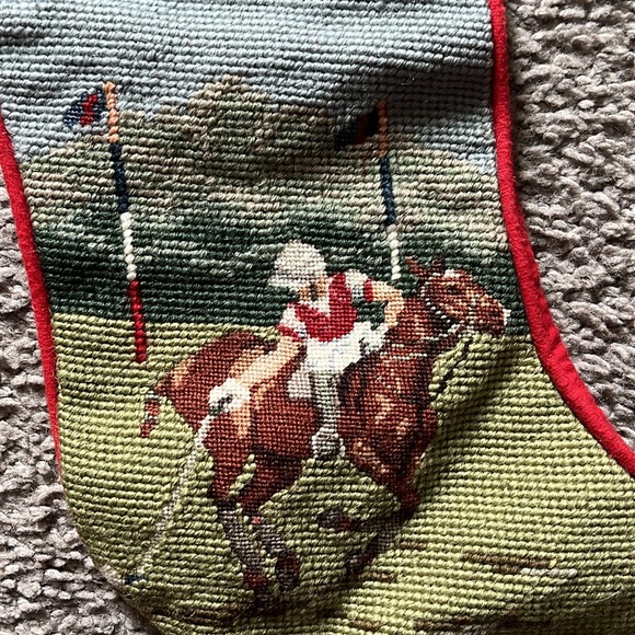 Horse Back Riding Christmas Stocking - Picture 3 of 3